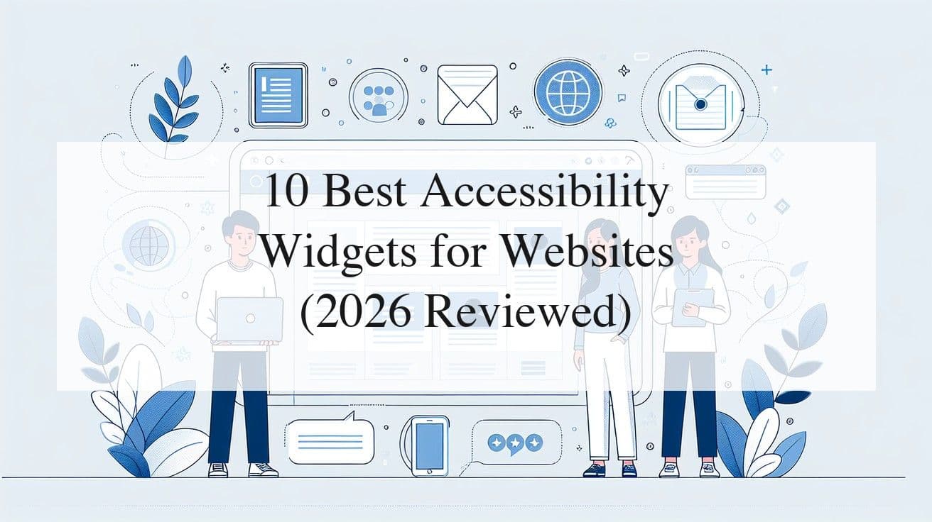 Cover image for 10 Best Accessibility Widgets for Websites (2026 Reviewed)
