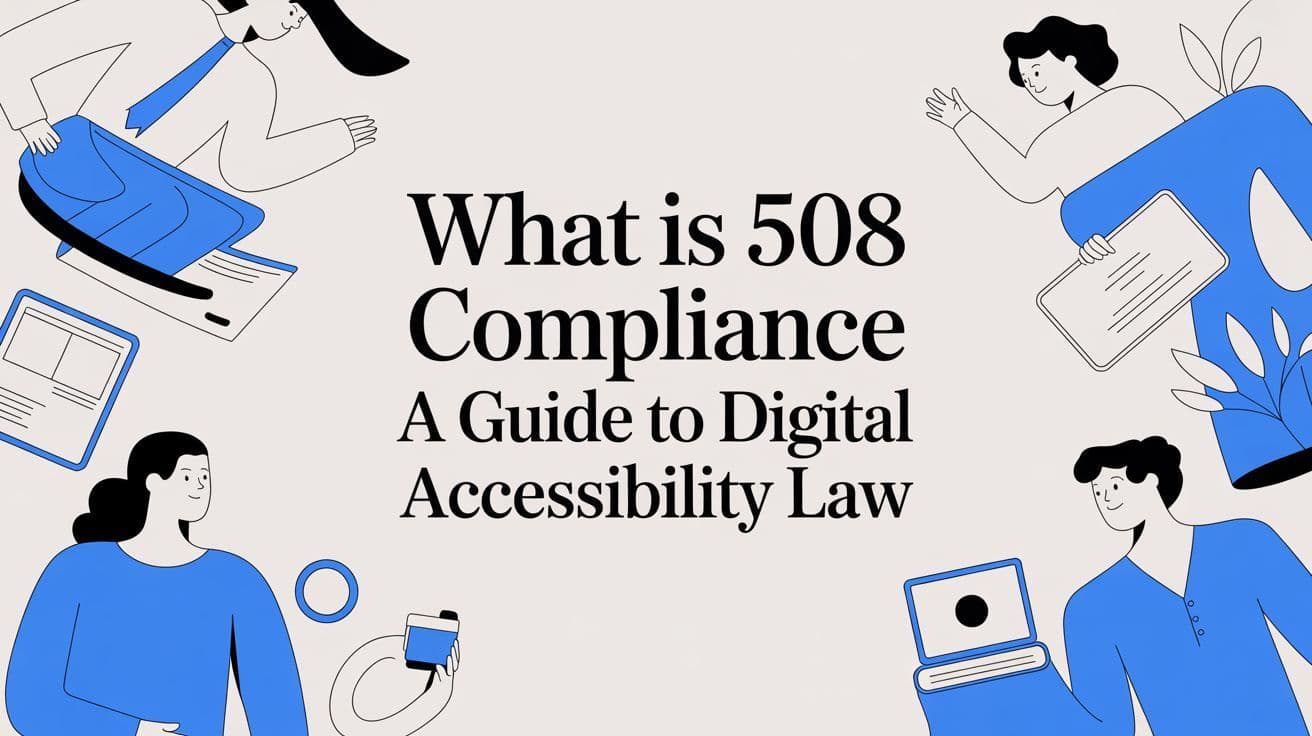 Cover image for What Is 508 Compliance A Guide to Digital Accessibility Law