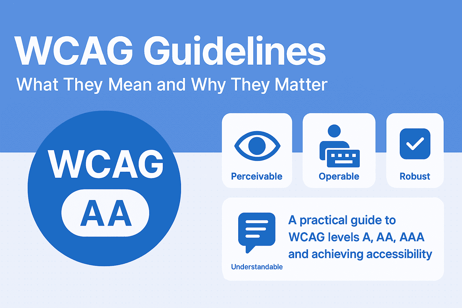 Cover image for Understanding WCAG AA: The Key to Inclusive Web Design