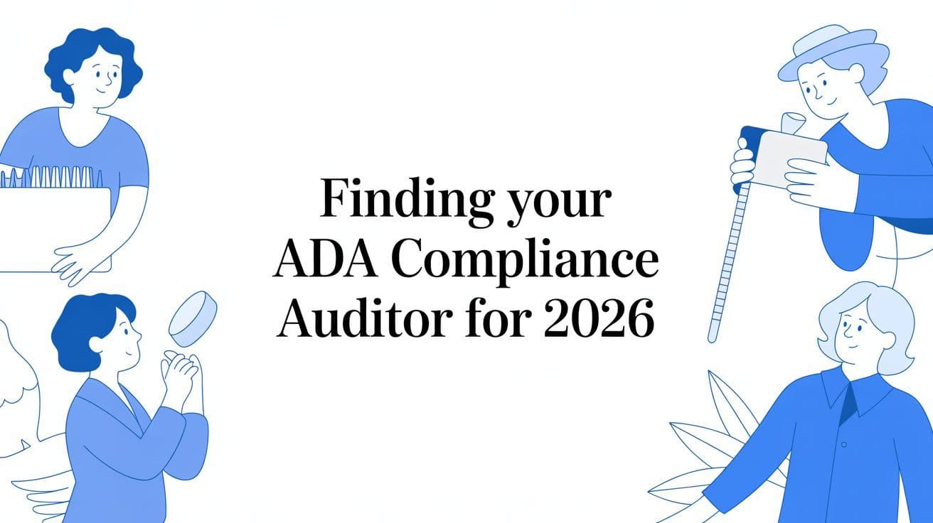 Cover image for Finding Your ADA Compliance Auditor for 2026