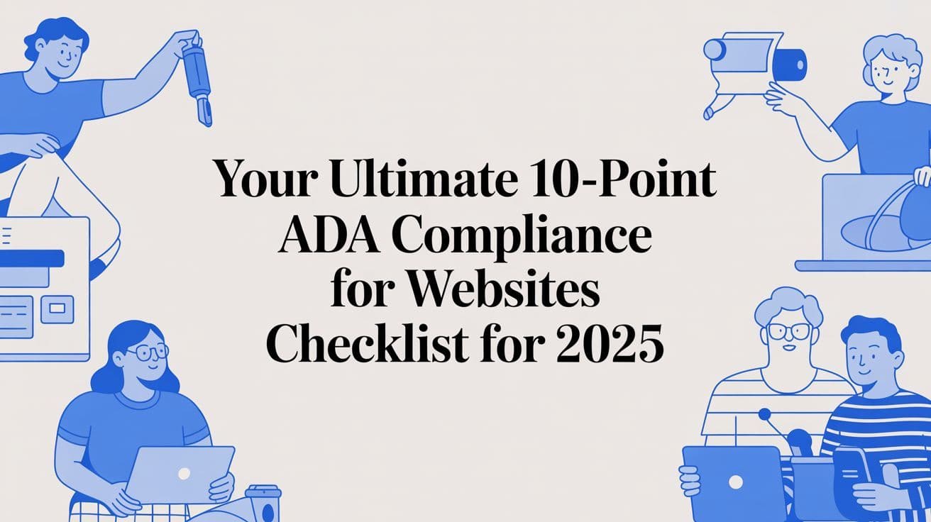 Cover image for Your Ultimate 10-Point ADA Compliance for Websites Checklist for 2025