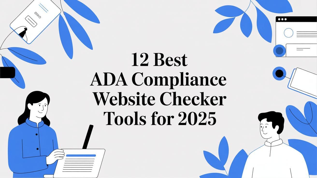 Cover image for 12 Best ADA Compliance Website Checker Tools for 2025