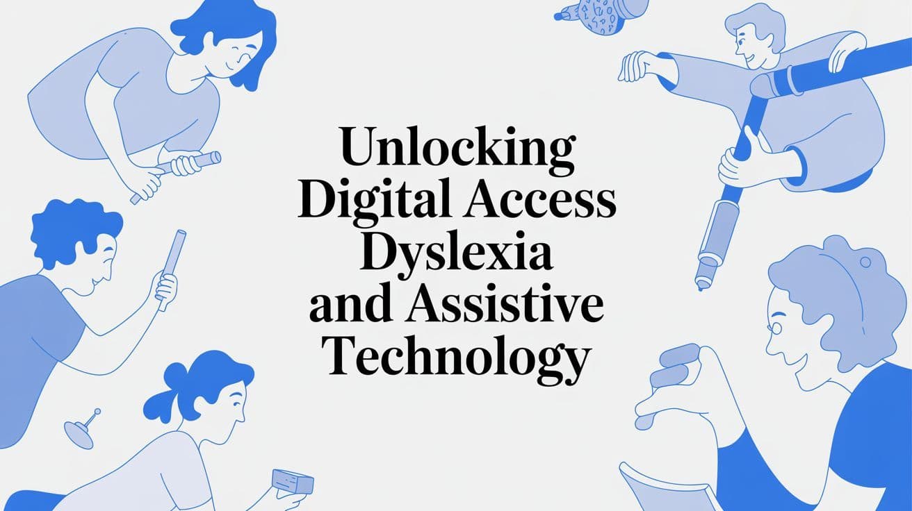 Cover image for Unlocking Digital Access Dyslexia and Assistive Technology