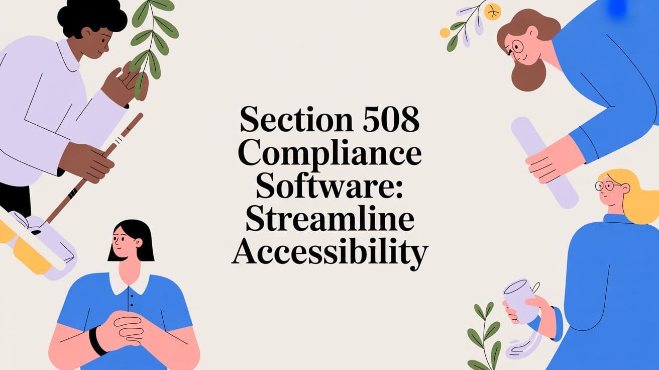 Cover image for Section 508 Compliance Software: streamline accessibility