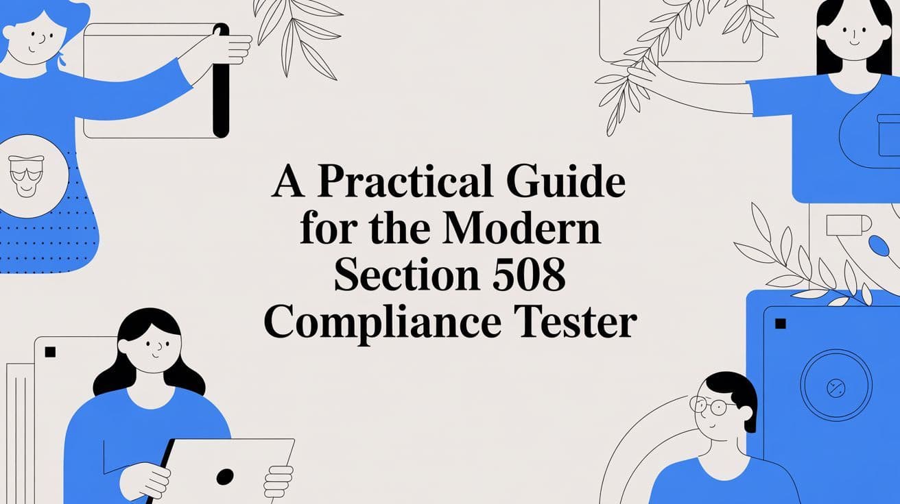 Cover image for A Practical Guide for the Modern Section 508 Compliance Tester