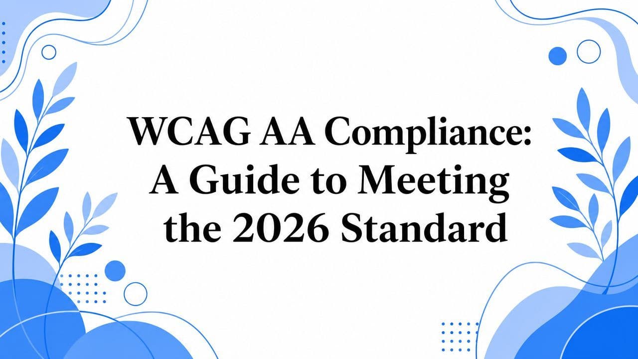 Cover image for WCAG AA Compliance: A Guide to Meeting the 2026 Standard