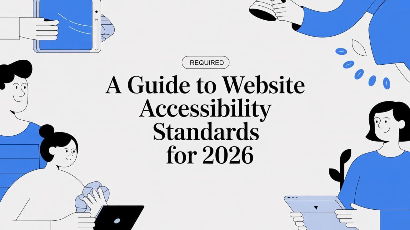 Cover image for A Guide to Website Accessibility Standards for 2026