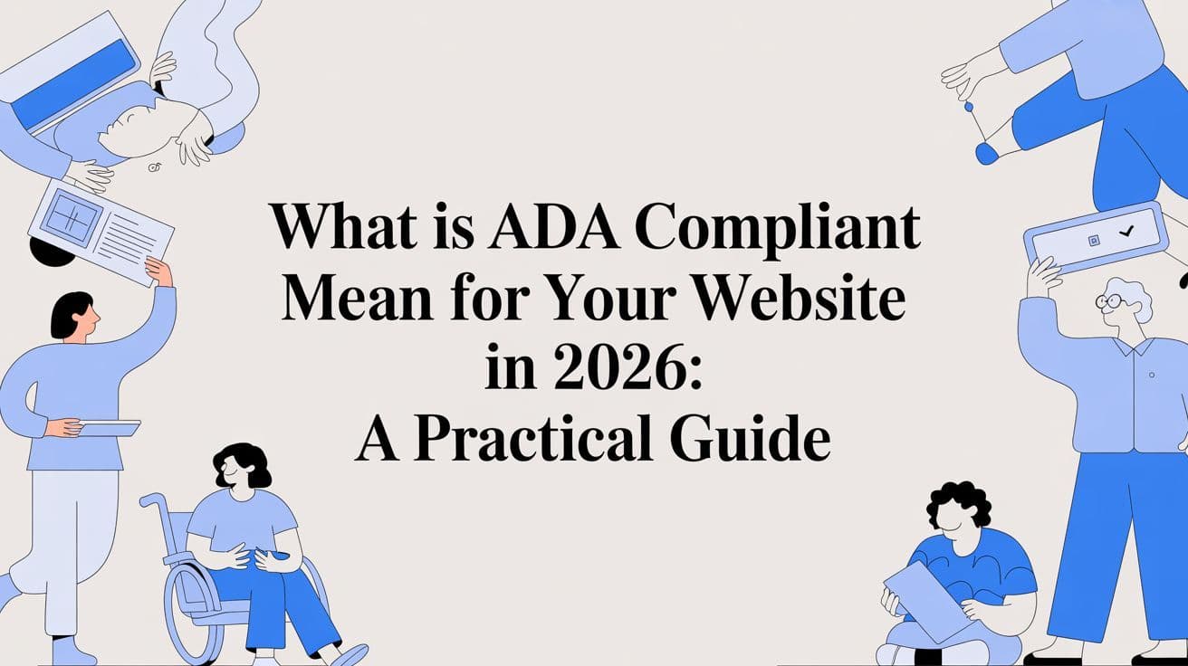 Cover image for What is ada compliant mean for Your Website in 2026: A Practical Guide
