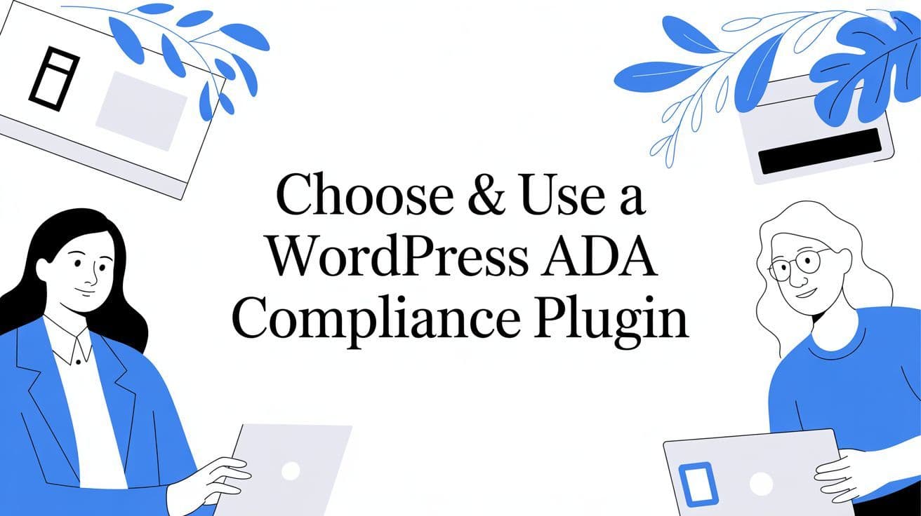 Cover image for Choose & Use a WordPress ADA Compliance Plugin